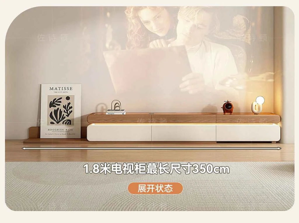 Wood Modern Tv Stand Adjustable Glass Luxury Floor Tv Stand Farmhouse Living Room Meuble Television Salon Home Accessories