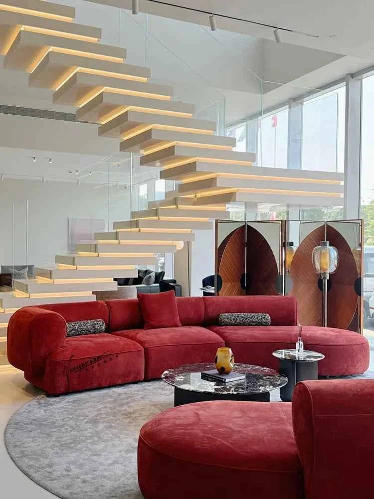 Minimalist Cloud Living Room Sofas Gaming Reclinable Replica Makeup Sofas Individual Curved Office Wood Divano Home Furniture