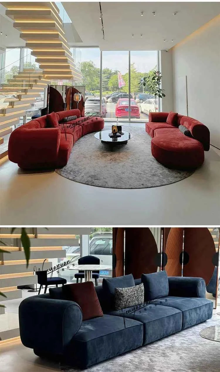 Minimalist Cloud Living Room Sofas Gaming Reclinable Replica Makeup Sofas Individual Curved Office Wood Divano Home Furniture