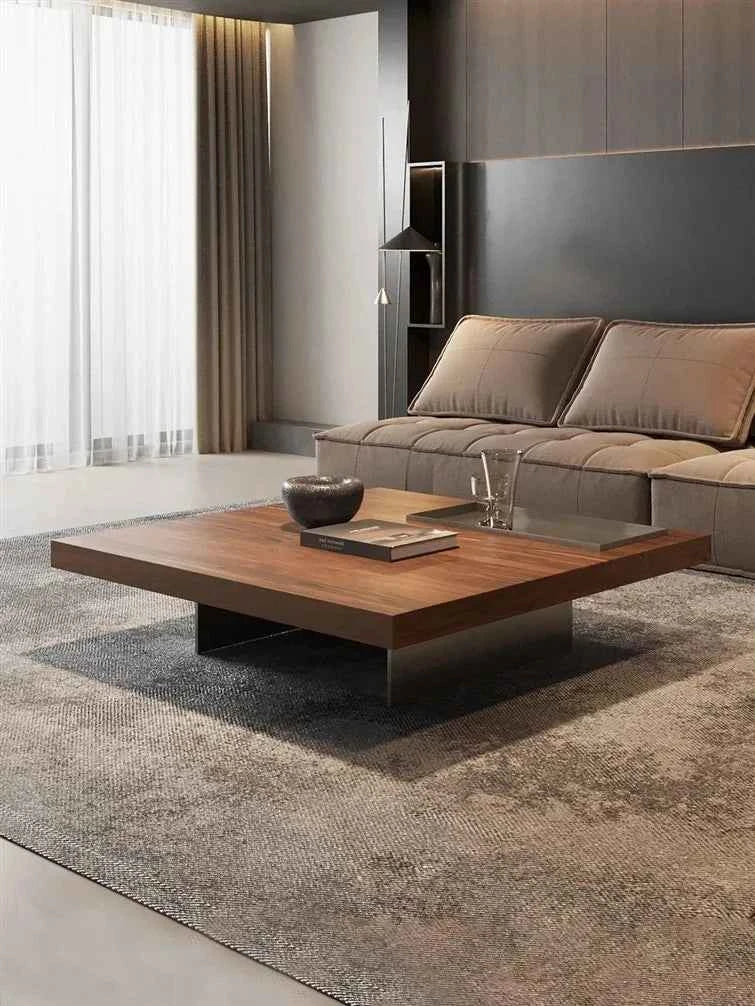 Industrial Aesthetic Coffee Table Organizer Designer Modern Italian Space Saving Side Table Simple Couchtischpatio Furniture