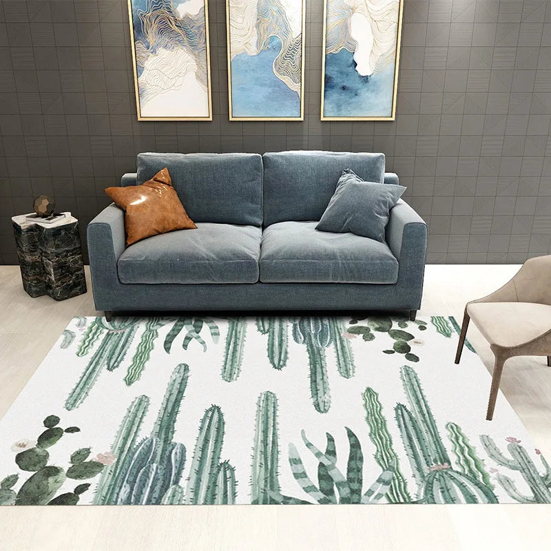 VIKAMA Nordic Luxury Living Room Carpet - Stylish Large Area Floor Mat for Sofa, Coffee Table, Bedroom, and Lounge Decoration