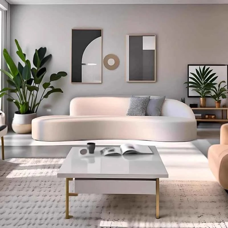 Modern Style Sofas Living Room Single 2 Seater Sectional Curved Sofas Minimalist Comfortable Sofy Do Salonu Home Furniture