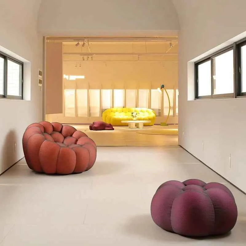 Lazy Recliner Living Room Chairs Relax Sofa Throne Comfortable Designer Reading Chairs Balcony Garden Sillon Library Furniture