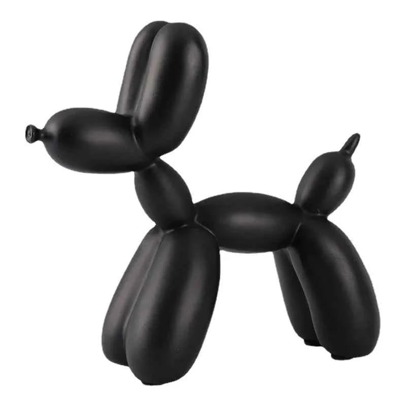 Modern Minimalist Balloon Dog Sculpture Living Room TV Cabinet Decor Resin Art