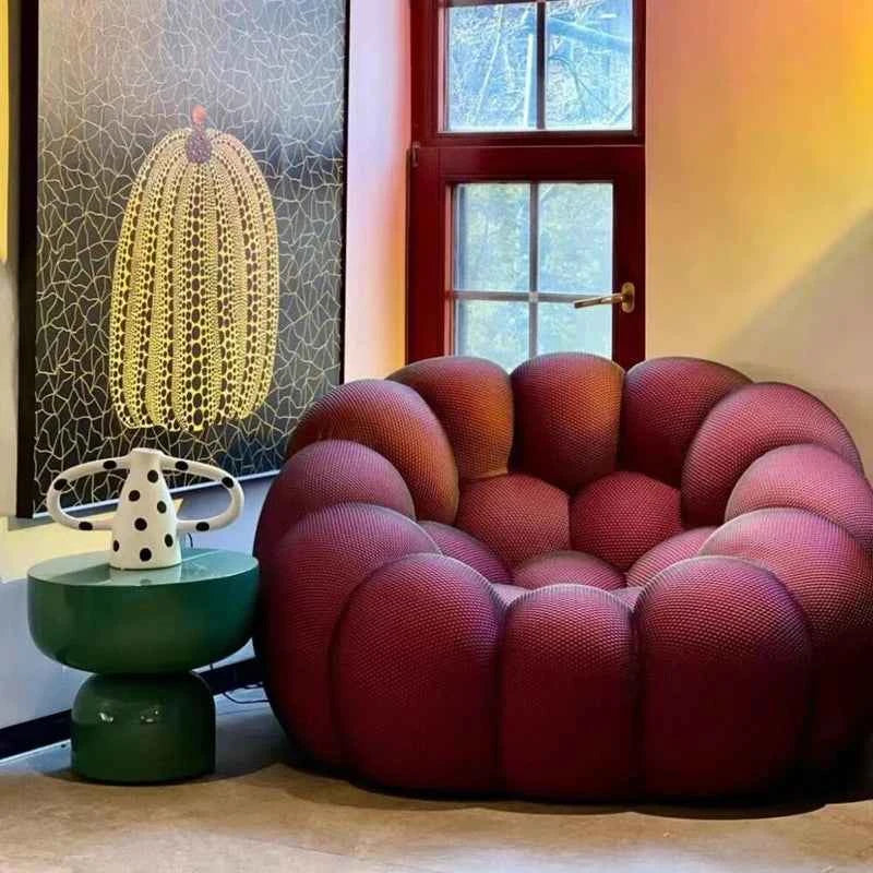 Lazy Recliner Living Room Chairs Relax Sofa Throne Comfortable Designer Reading Chairs Balcony Garden Sillon Library Furniture
