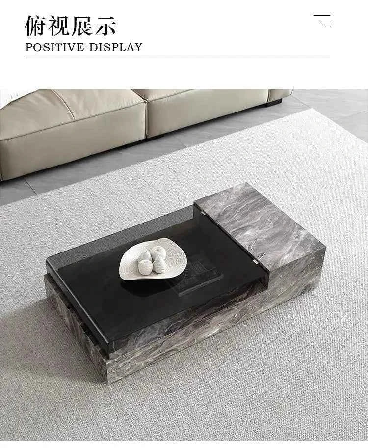 Minimalist Clear Coffee Table Luxury Modern Nordic Designer Adjustable Coffee Table Cute Cheap Glass Couchtisch Home Furniture