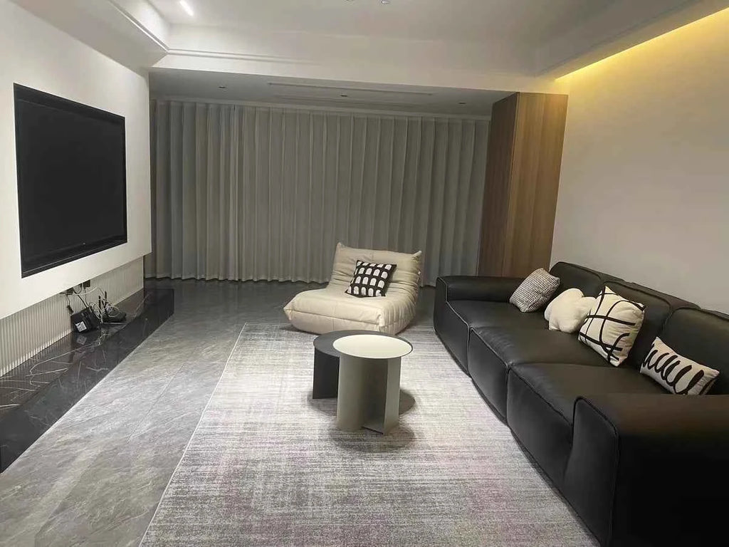 Modern Simple Living Room Decoration Carpet Large Area Soft Lounge Rug Gray Nordic Rugs for Bedroom Washable Anti-slip Floor Mat