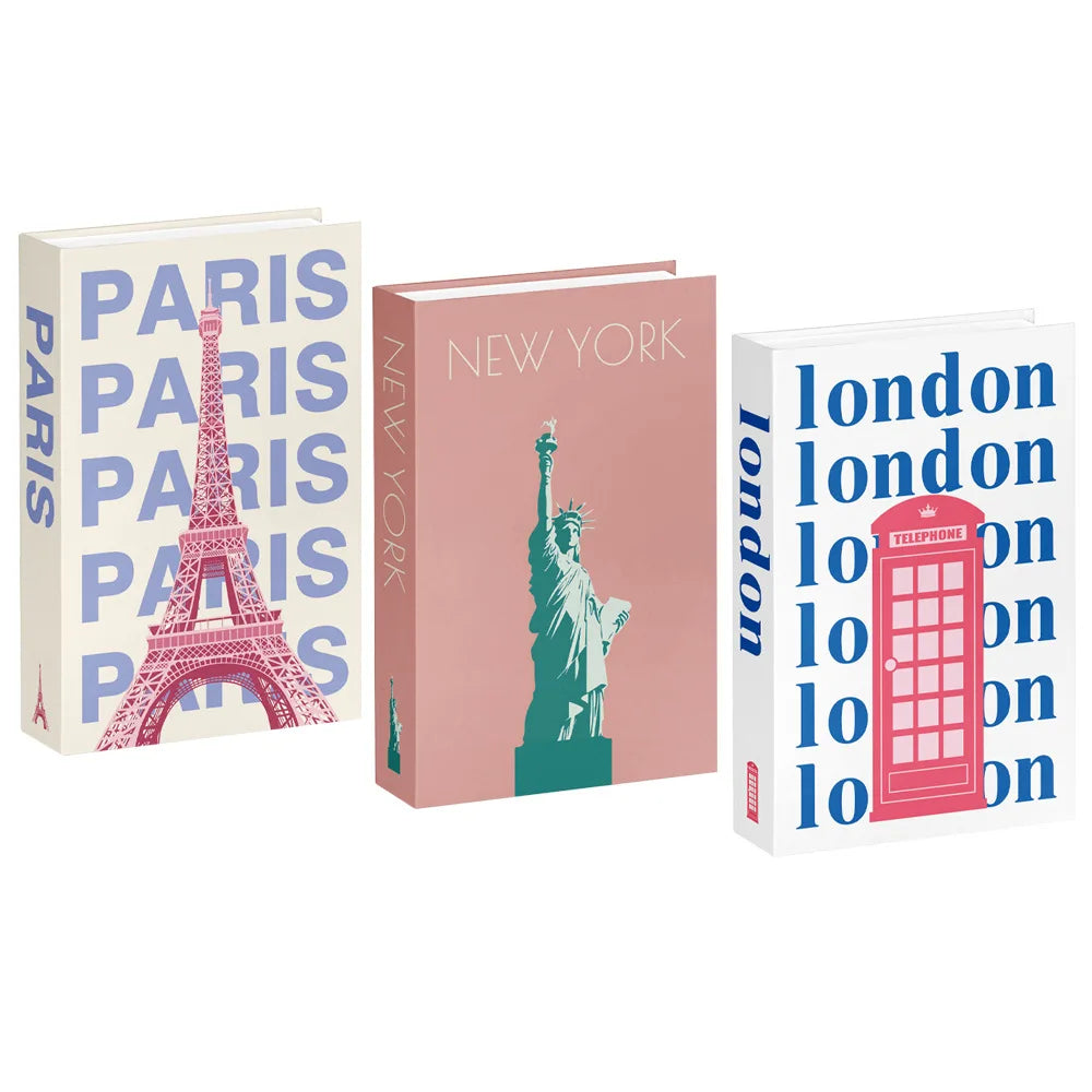 3pcs/lot Simulation Books for Decoration Luxury Home Decorative Living Room Bookcase Props Book Ornaments Home Shooting Props - The Homemakers Hub