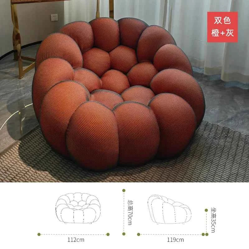 Lazy Recliner Living Room Chairs Relax Sofa Throne Comfortable Designer Reading Chairs Balcony Garden Sillon Library Furniture