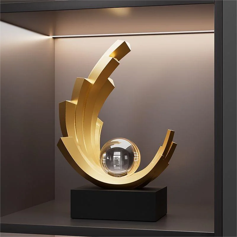 1Pc Collectible Figurine, Light Luxury Smooth Smooth Decoration Home Living Room Entrance Wine Cabinet Tv Cabinet Decoration Housewarming Opening Gift - The Homemakers Hub