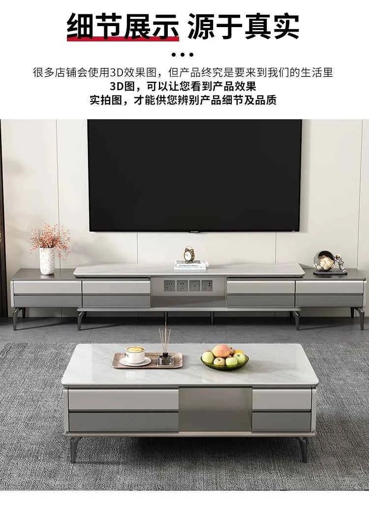 Aesthetic Modern Tv Stand Retractable Wood High End Nordic Tv Stand Mount Media Cabinet Mobili Per La Casa Home Furniture