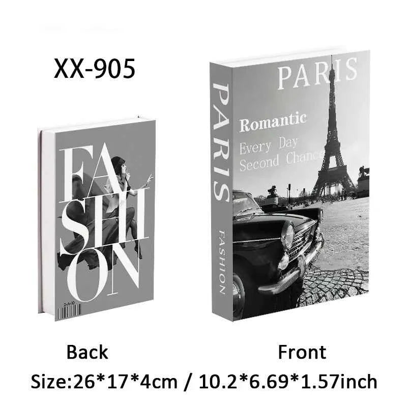 Living Room Decoration Fake Book Home Hotel Decorative Books Bookcase Prop Books Shelf Ornaments Coffee Table Books Box