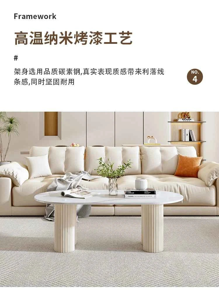 Aesthetic Modern Coffee Table Simple Clear Minimalist Standing Unique Coffee Table Moving Writing Metal Couchtisch Furniture