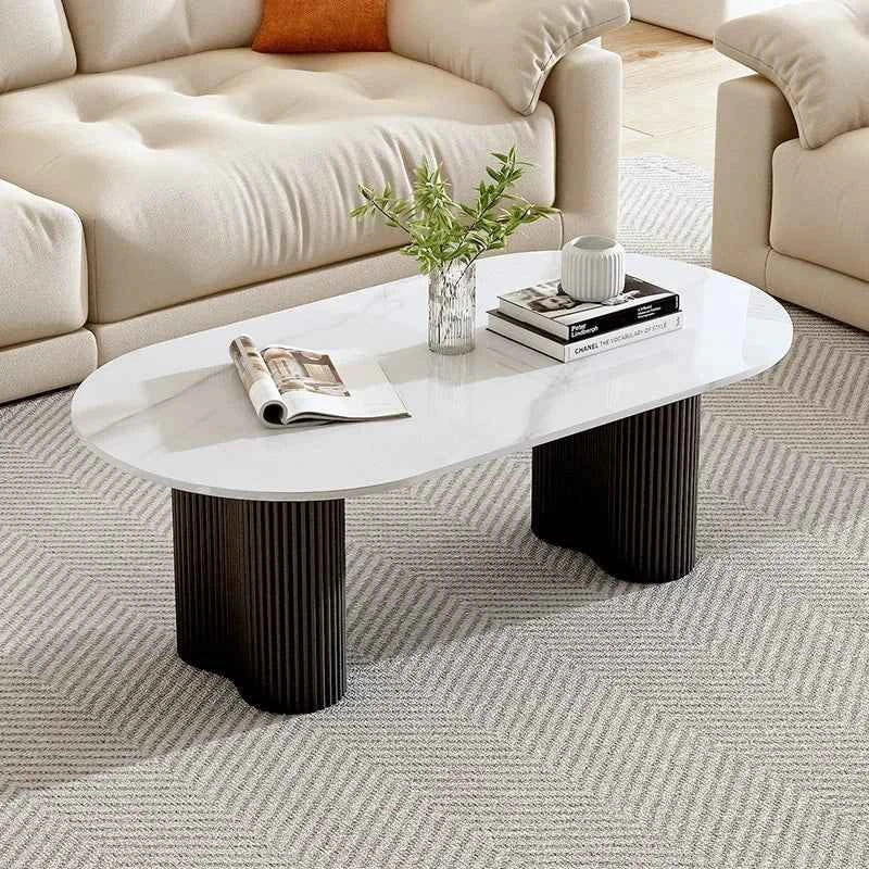 Aesthetic Modern Coffee Table Simple Clear Minimalist Standing Unique Coffee Table Moving Writing Metal Couchtisch Furniture