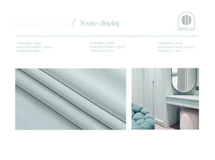 French Chenille Cream White Velvet Curtain Modern Simple Blackout Curtains for Living Dining room Bedroom Tulle Customization