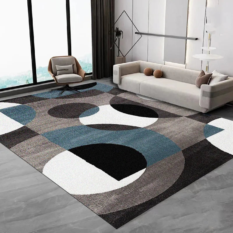 VIKAMA Nordic Carpet Living Room Mat - Modern Simple Luxury Full Blanket for Bedroom and Home Decoration