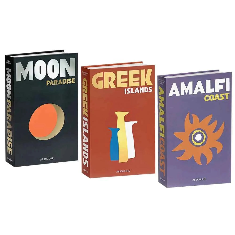 3pcs/lot Simulation Books for Decoration Luxury Home Decorative Living Room Bookcase Props Book Ornaments Home Shooting Props