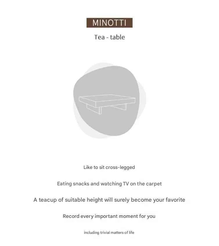 Industrial Aesthetic Coffee Table Organizer Designer Modern Italian Space Saving Side Table Simple Couchtischpatio Furniture