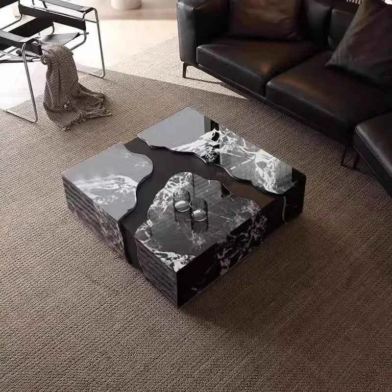 Modern Luxury Coffee Table Books Designer Bedroom Simple Clear Coffee Table Aesthetic Minimalist Glass Couchtisch Furniture