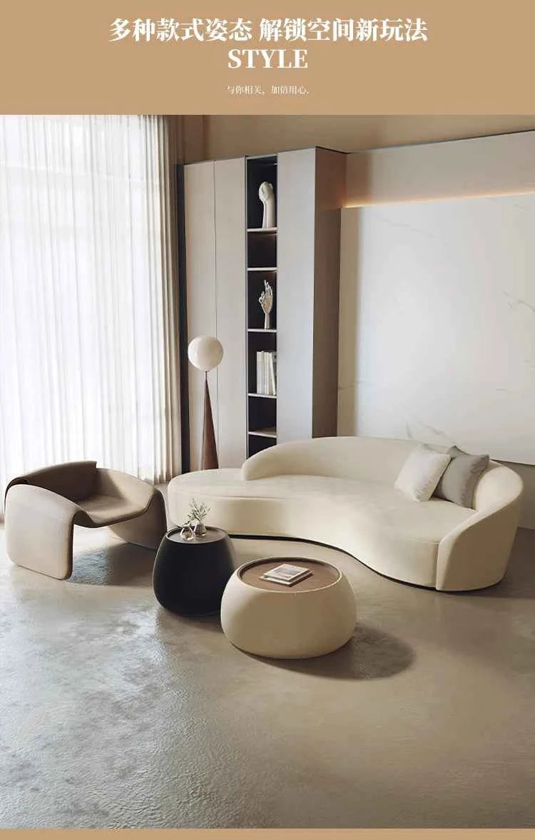 Small Cloud Living Room Sofas Children Nordic Modern Luxury Bedroom Sofas Lounge Corner Curved Wood Sillon Cama Home Furniture
