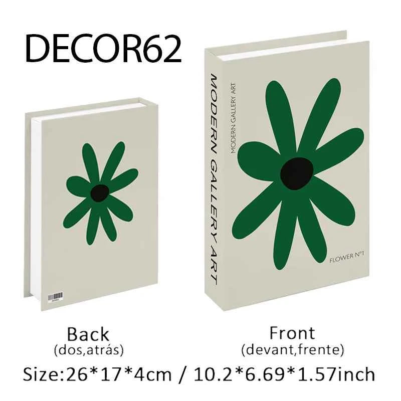 Fashion Fake Books Decoration Home Club Hotel Room Designer Books Coffee Table Books Box Simulation Prop Books Desktop Ornaments
