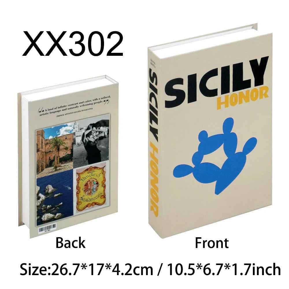 Living Room Decoration Fake Book Home Hotel Decorative Books Bookcase Prop Books Shelf Ornaments Coffee Table Books Box