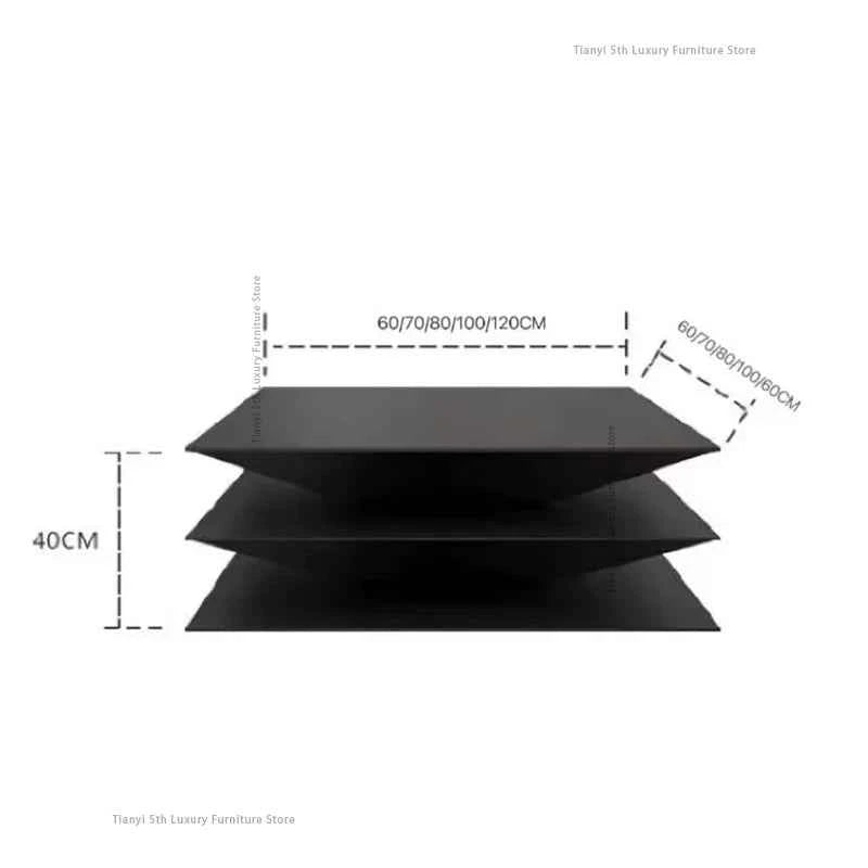 Minimalism Italian Coffee Tables Nordic Black Villa Living Room Coffee Tables Luxury Originality Home Furniture Couchtisch FYCT
