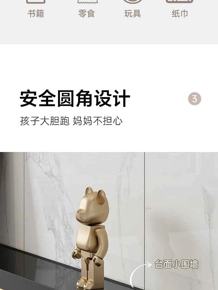 Luxury Aesthetic Tv Stands Hiding Handles Media Cabinet Floor Tv Stand Mid Century Black Mobili Per La Casa Home Furniture