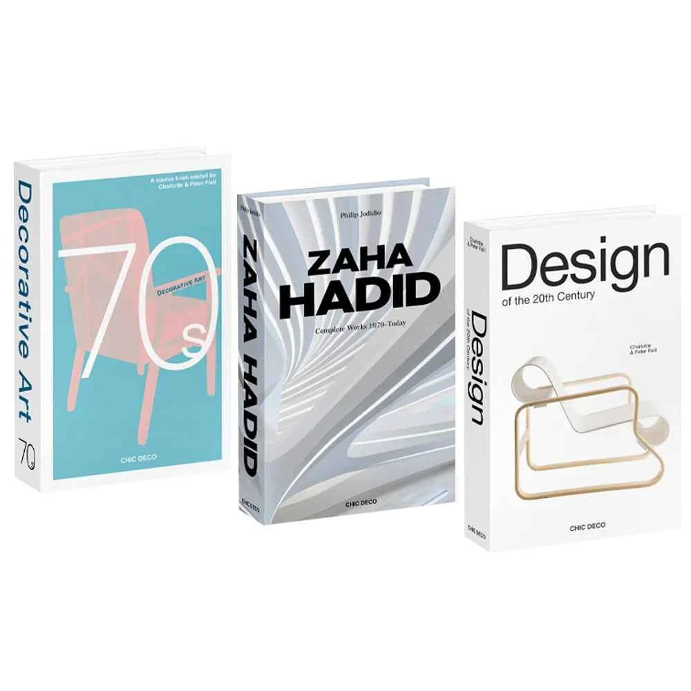 3pcs/lot Simulation Books for Decoration Luxury Home Decorative Living Room Bookcase Props Book Ornaments Home Shooting Props