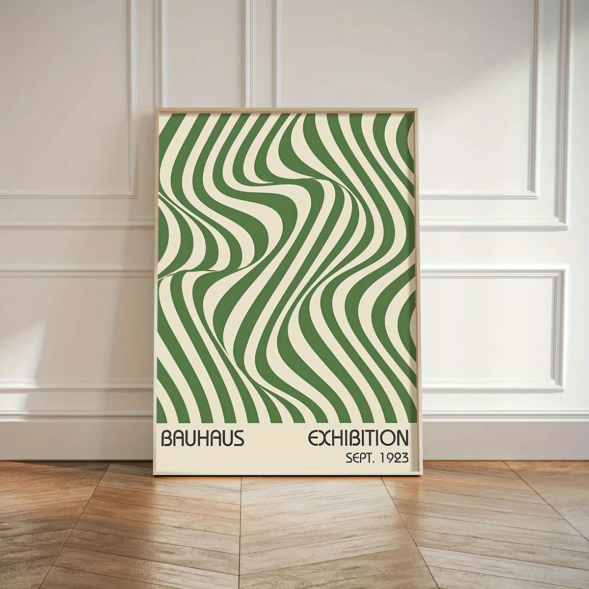 3pcs Bauhaus Geometric Wall Art Prints, Minimalist Modern Posters, Mid-Century Artwork for Home Decor, Unframed Canvas Art Set