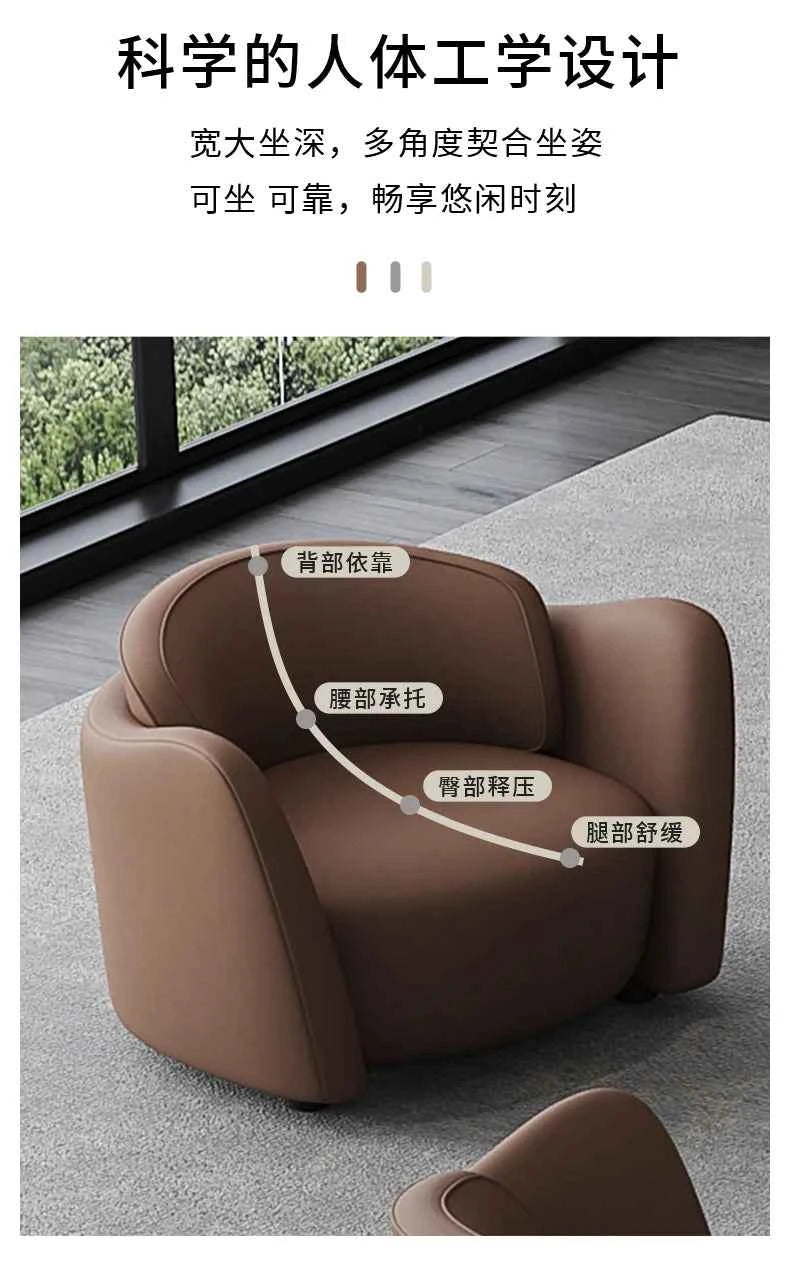 Lounge Luxury Sofa Living Room Nordic Chair Sectional 2 Person Sofa Single Minimalist Canape Salon De Luxe Home Furniture