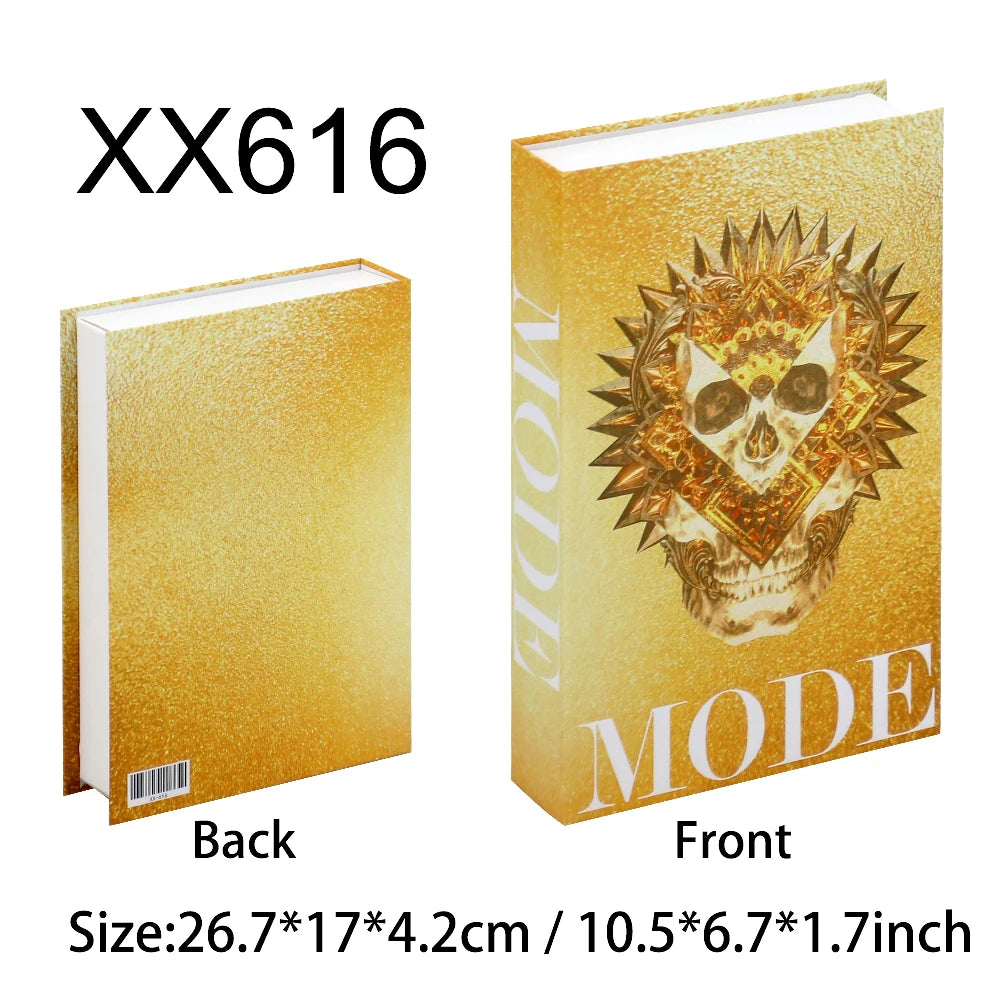 Living Room Decoration Fake Book Home Hotel Decorative Books Bookcase Prop Books Shelf Ornaments Coffee Table Books Box - The Homemakers Hub