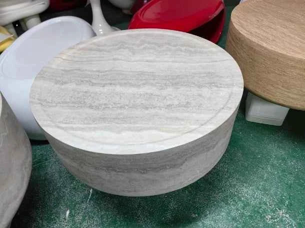 Modern Round Side Table Clear Japanese Industrial Simple Cute Space Saving Coffee Table Unique Mesas Bajas Living Room Furniture