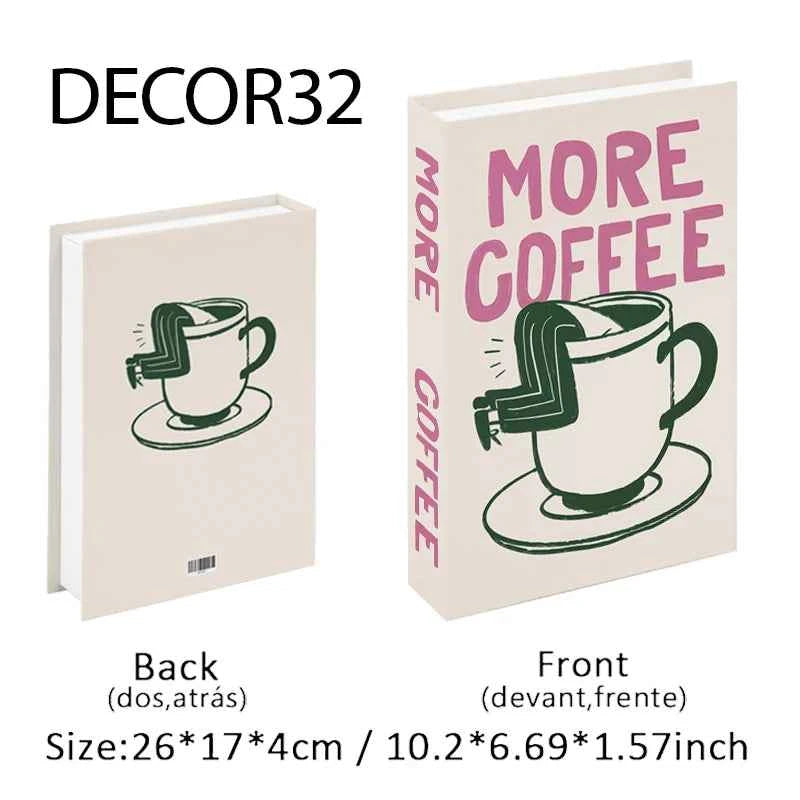 Fashion Fake Books Decoration Home Club Hotel Room Designer Books Coffee Table Books Box Simulation Prop Books Desktop Ornaments
