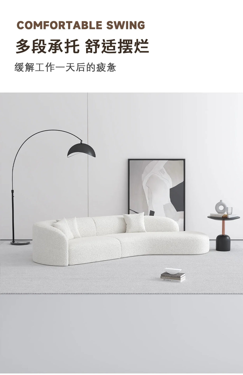 Italian Minimalist Sofa Aesthetics Designer Leisure High Quality Romantic Living Room Sofas Modern Muebles Balcony Furniture