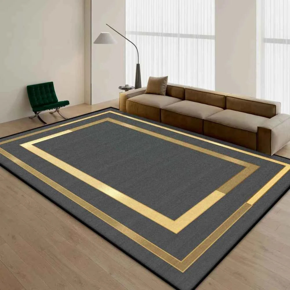 Modern Simple Household Mat Soft Luxury Carpets for Living Room Non-slip Bedroom Luxury Decoration Tapetes Area Rug Home Decor