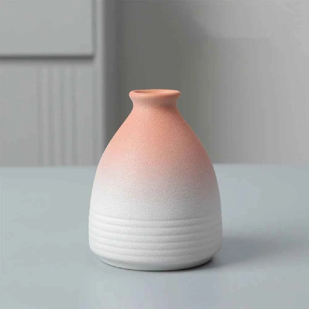 Ceramic Small flower Vase Home Decoration Crafts Tabletop Ornament Simplicity Japanese-style Decoration