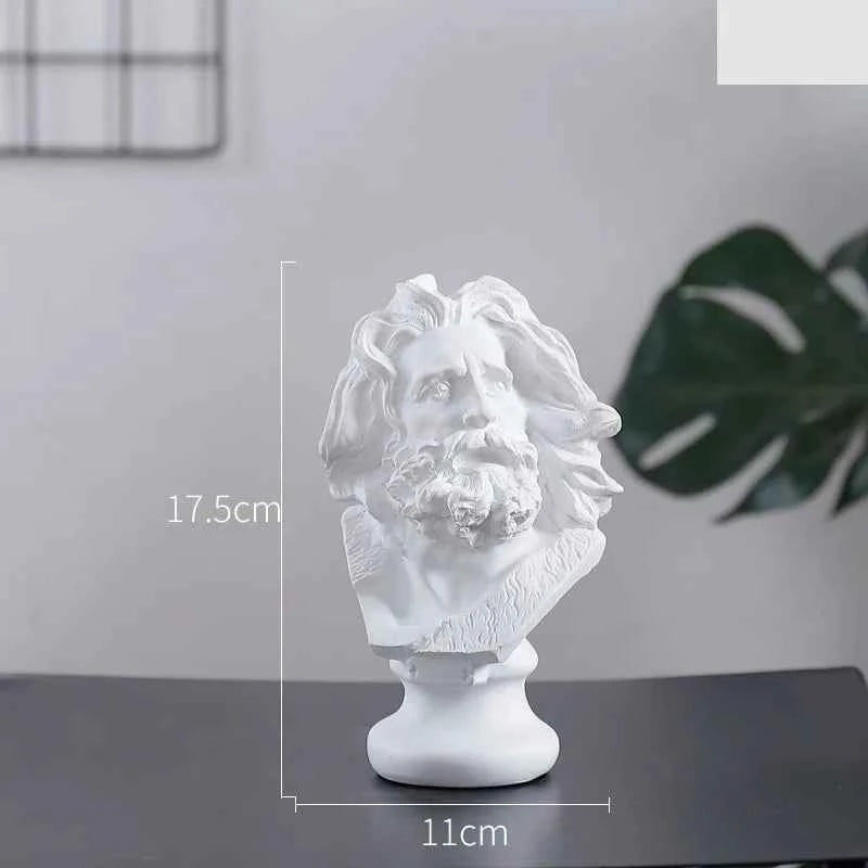 World Famous Statue Retro Art Resin Marseille Sculpture Sketch Model David Home Room Decoration Resin Office Decor Figurine