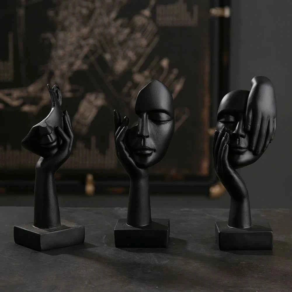European crafts ornaments simple abstract figure sculpture office living room sculpture art decorations