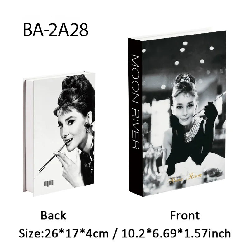 Luxury Openable Fake Books Box Decoration Fashion Black Women Magazine Coffee Table Book Villa Hotel Home Decor Shooting Props - The Homemakers Hub