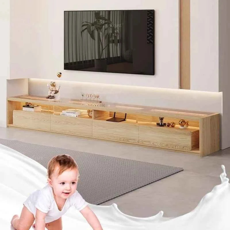 Aesthetic Minimalist Tv Stands Designer Luxury Modern Retro Tv Stands Entertainment Floor White Muebles Para Tv Home Furniture