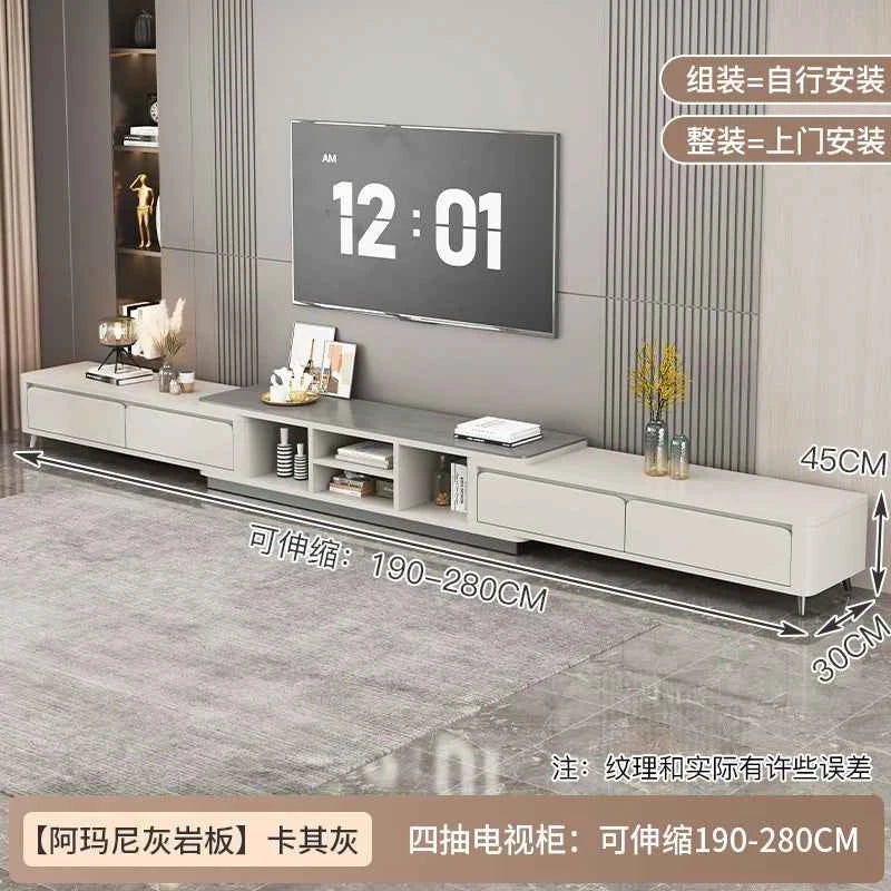Simple Modern Tv Stand Adjustable Hiding High End Floor Tv Stands Entertainment Unit Living Room Muebles De Salon Furnitures