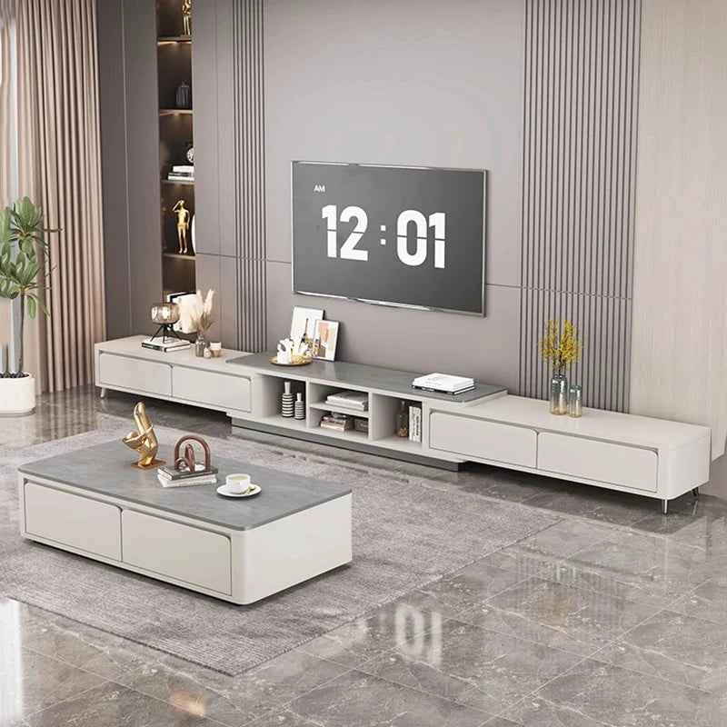 Simple Modern Tv Stand Adjustable Hiding High End Floor Tv Stands Entertainment Unit Living Room Muebles De Salon Furnitures