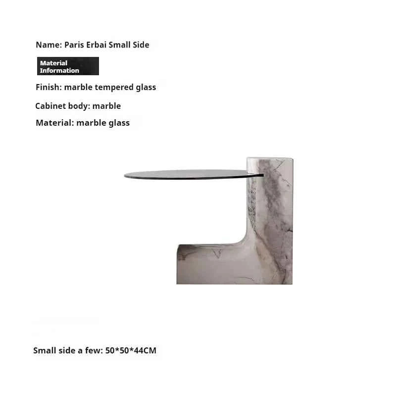 Luxury round Top Coffee Table in 100% Pure Calacatta Viola Marble with Black Marquina Marble Legs for Home Living Room