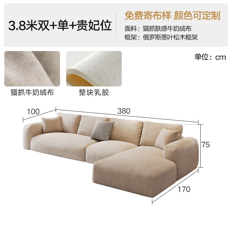 Minimalist Multifunctional Sofas Living Room Modern Classic Lazy Sofas Comfortable Apartment Meuble De Salon Home Decoration - The Homemakers Hub
