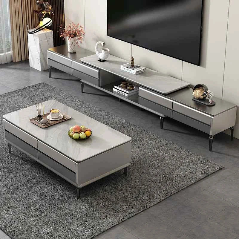 Aesthetic Modern Tv Stand Retractable Wood High End Nordic Tv Stand Mount Media Cabinet Mobili Per La Casa Home Furniture