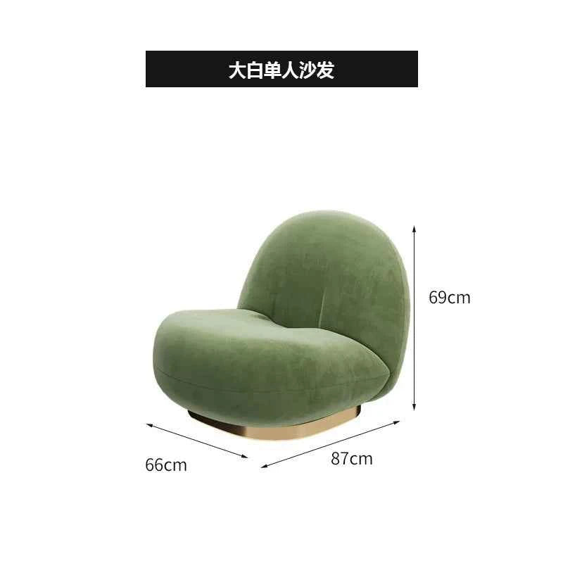 Modern Style Sofas Living Room Single 2 Seater Sectional Curved Sofas Minimalist Comfortable Sofy Do Salonu Home Furniture