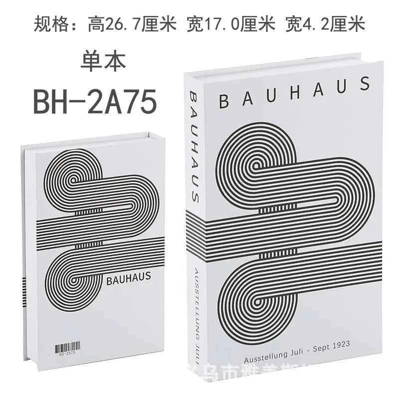 Home Decor Ornaments Living Room Study Soft Prop Book Box Luxury Coffee Table Books Modern Fake Books for Decoration