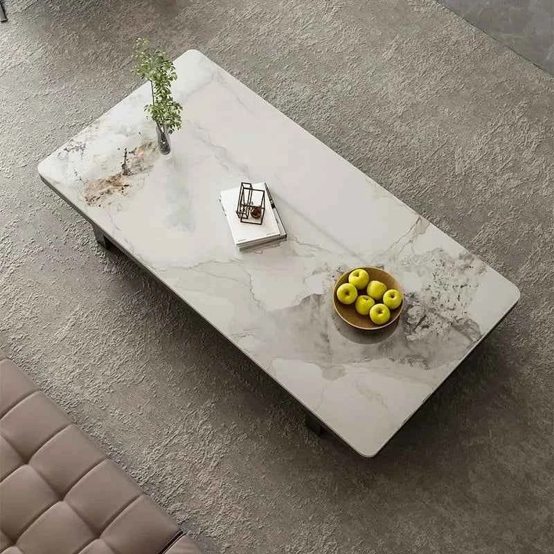 Modern Minimalist Coffee Table - Unique Italian Simple Side Table for Bedroom and Home Furniture