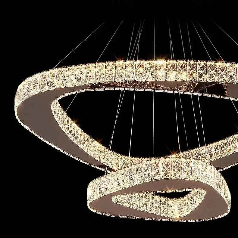 Modern Home Decoration Chandelier Villa Living Room Pendant Light Luxury Dining Room Stair Chandeliers Lustre Ceiling Chandelier